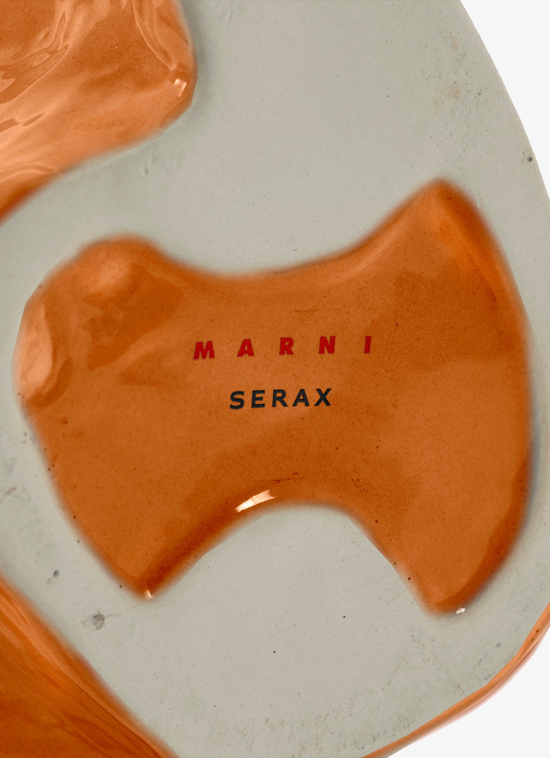Serax Owl vaas S 23 cm - detail 2 oranje