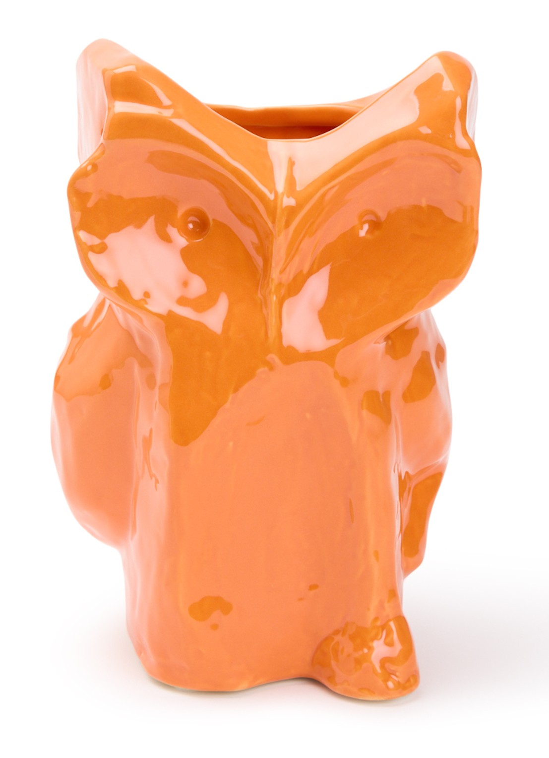 Serax Owl vaas S 23 cm - voorkant oranje