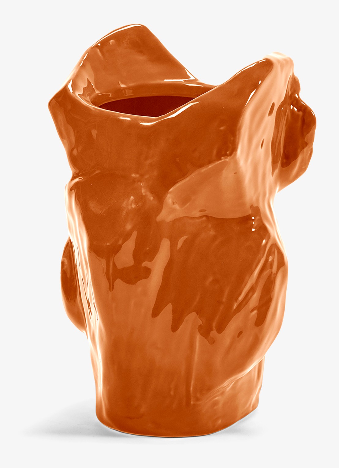 Serax Owl vaas S 23 cm - voorkant 7 oranje