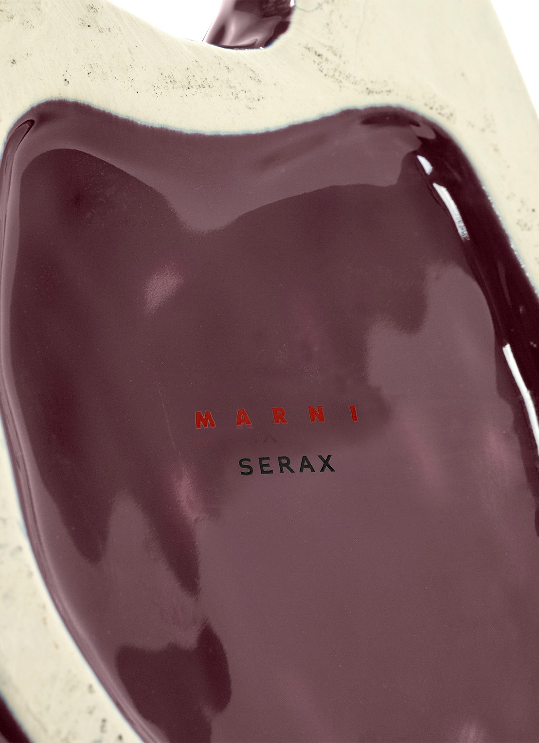 Serax Owl vaas van aardewerk L - detail 4 paars