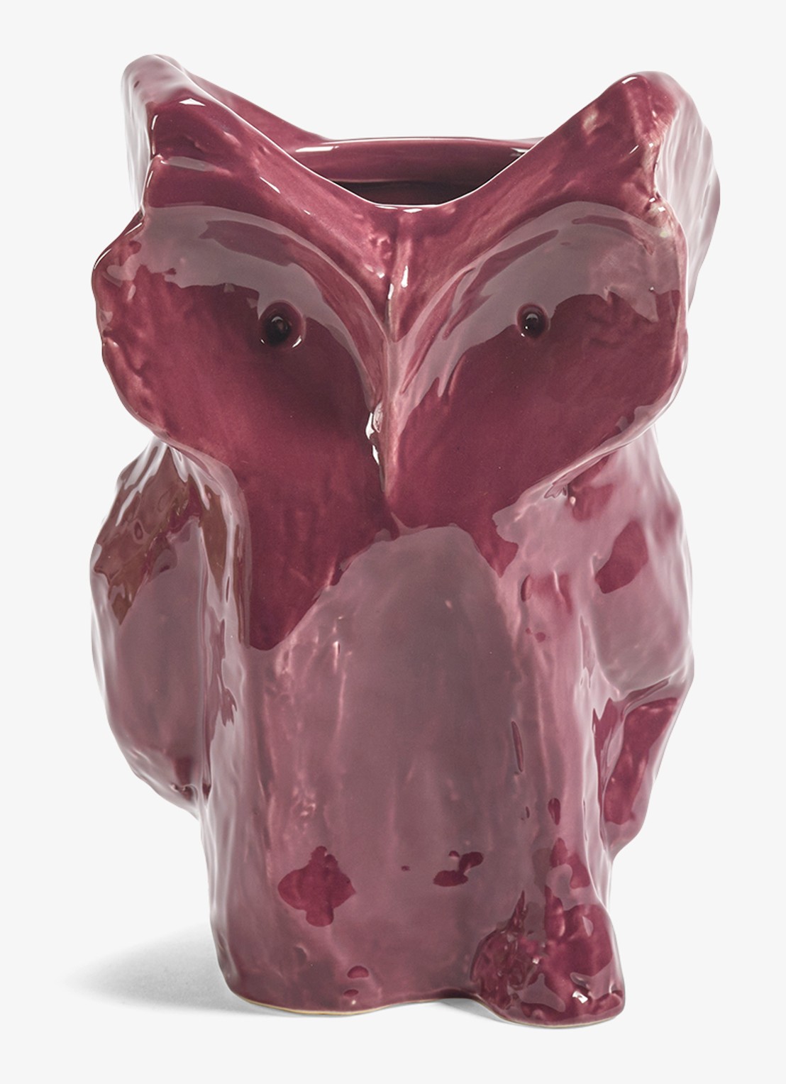 Serax Owl vaas van aardewerk S   - voorkant 6 paars