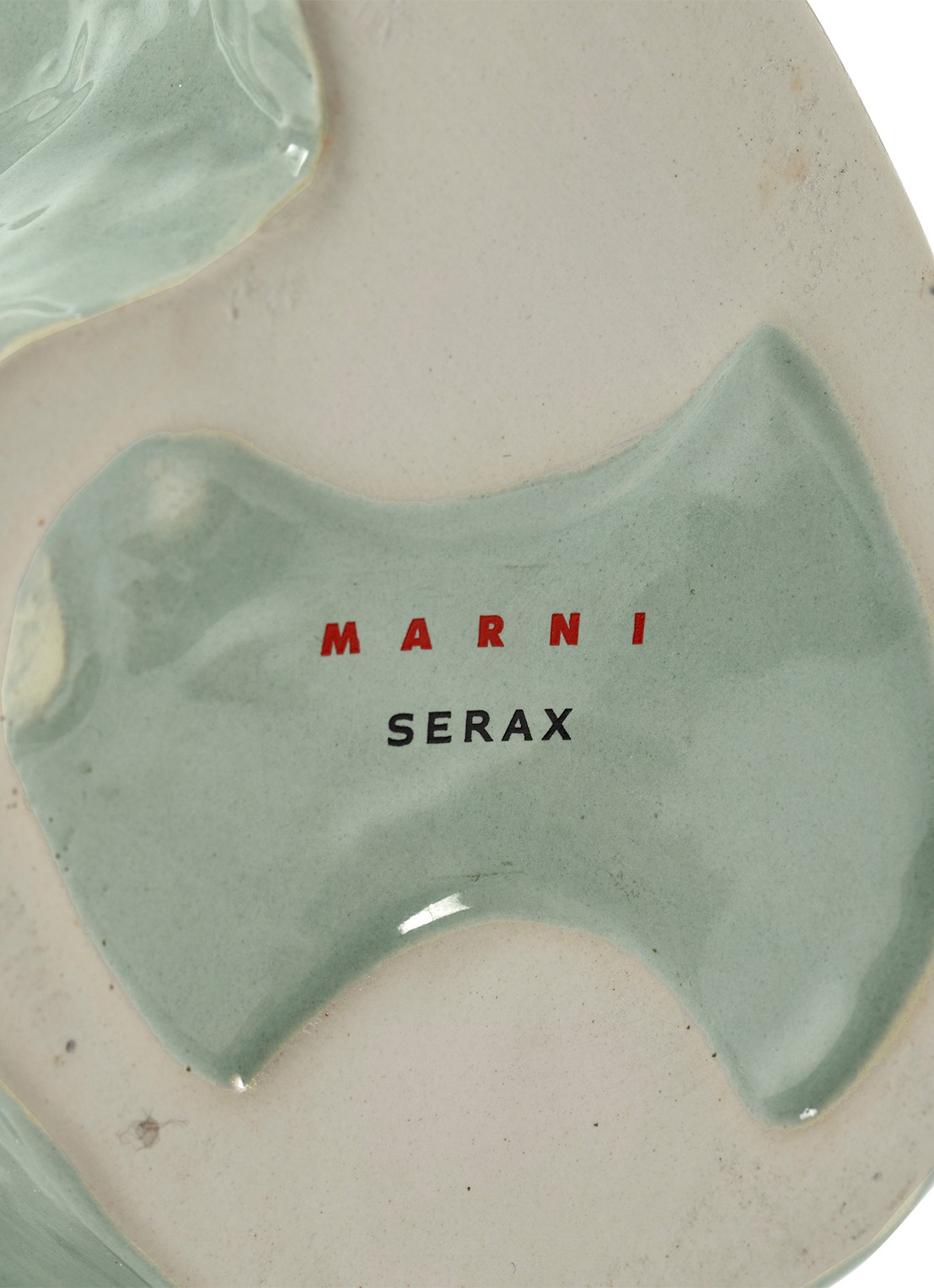 Serax Owl vaas van aardewerk S  - detail 3 lichtblauw