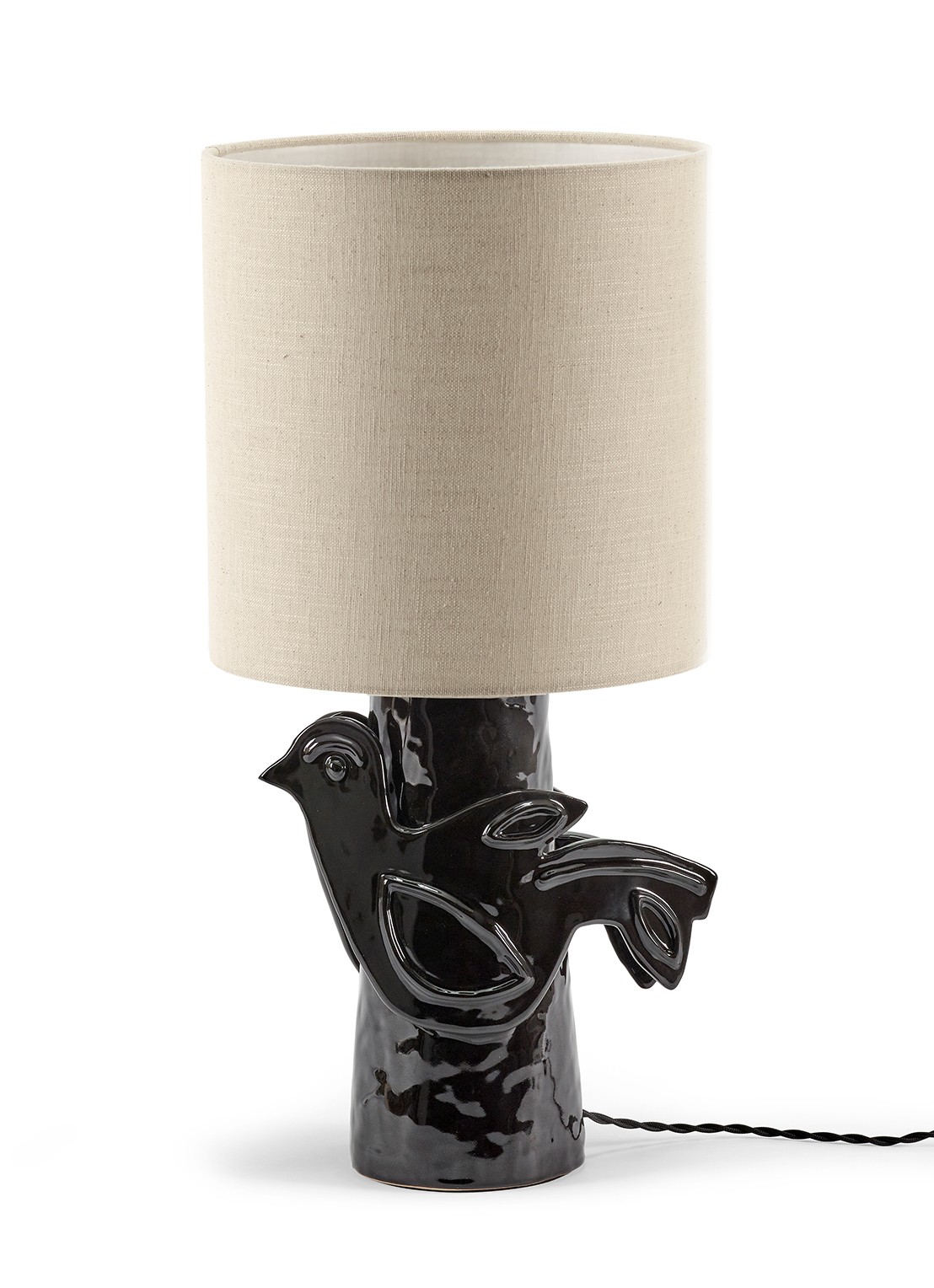 Serax Paloma tafellamp Ø 25 cm - voorkant 4 zwart