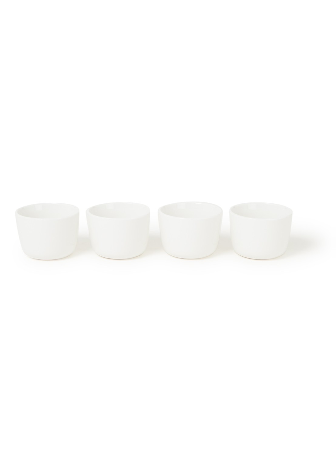 Serax Passe-partout cappuccino kopje 20 cl set van 4 - voorkant wit