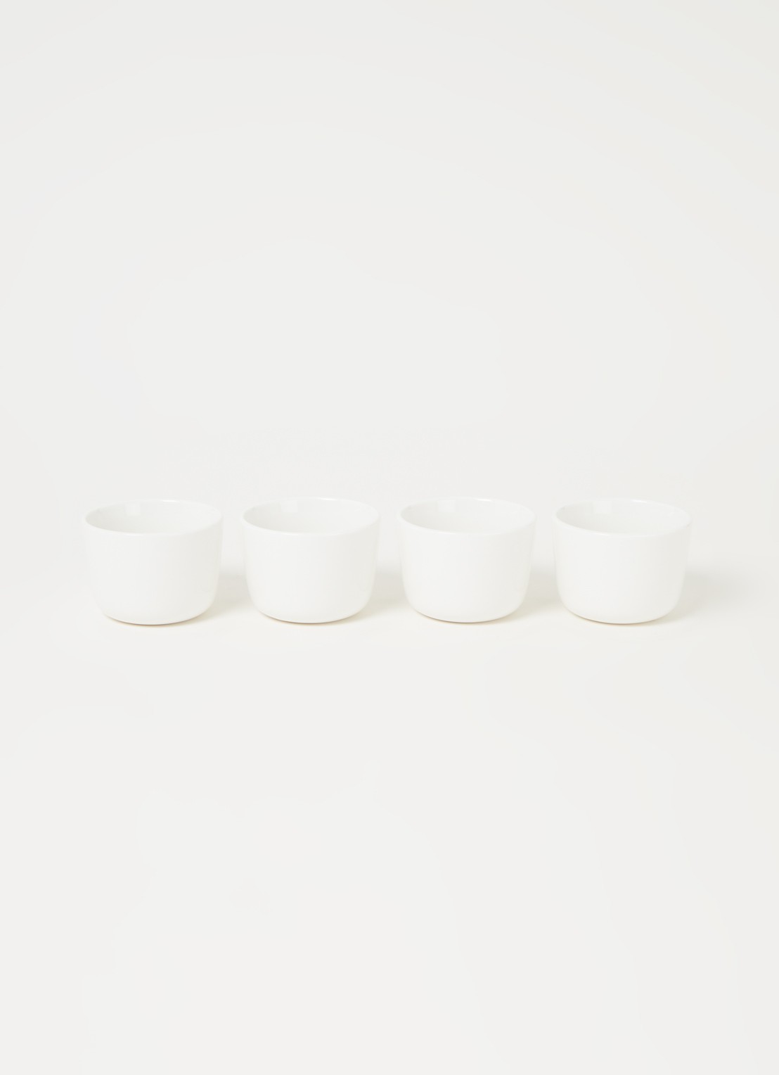 Serax Passe-partout cappuccino kopje 20 cl set van 4 - voorkant 2 wit