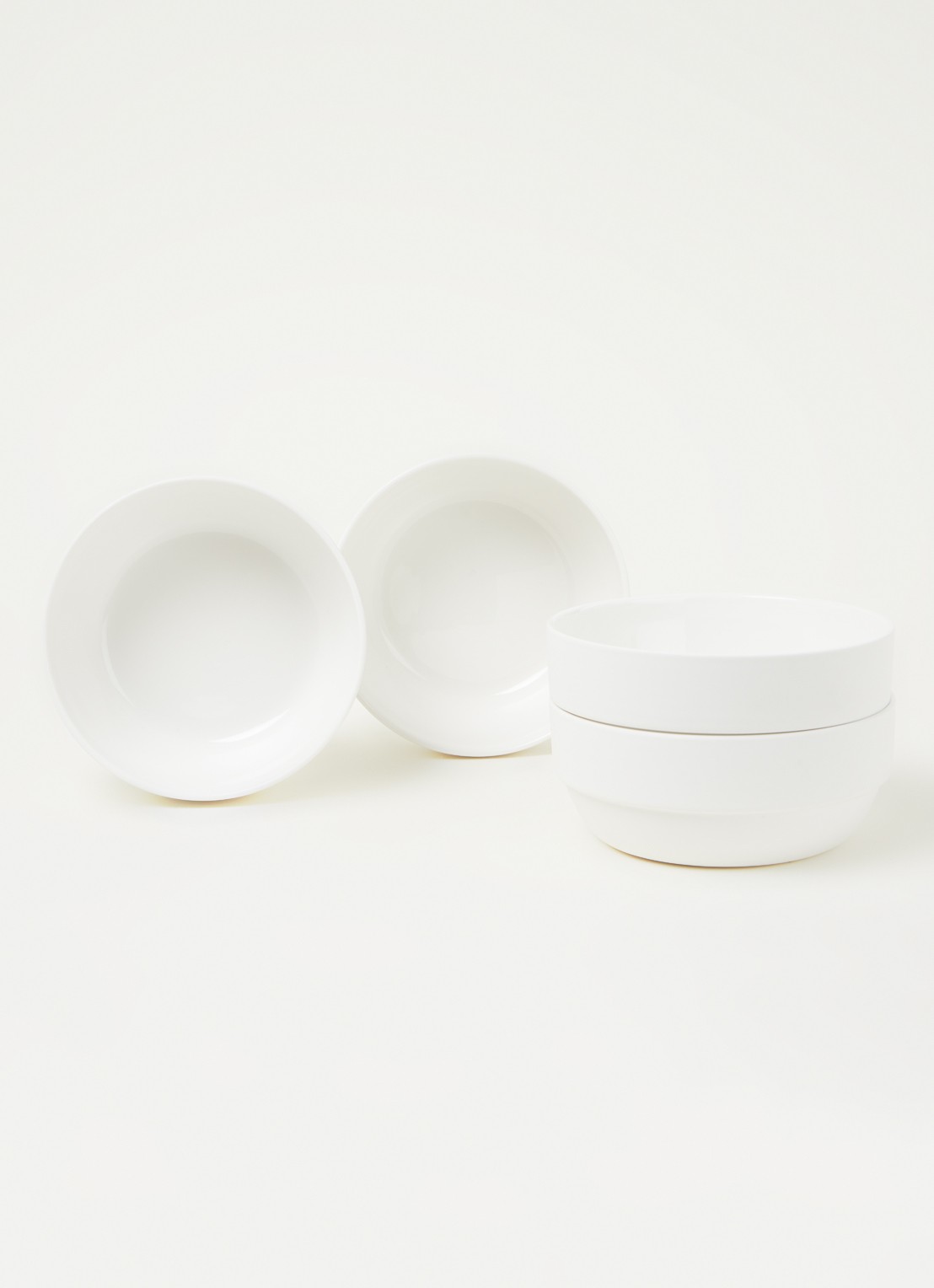 Serax Passe-partout kom 14 cm set van 4 - voorkant 2 wit