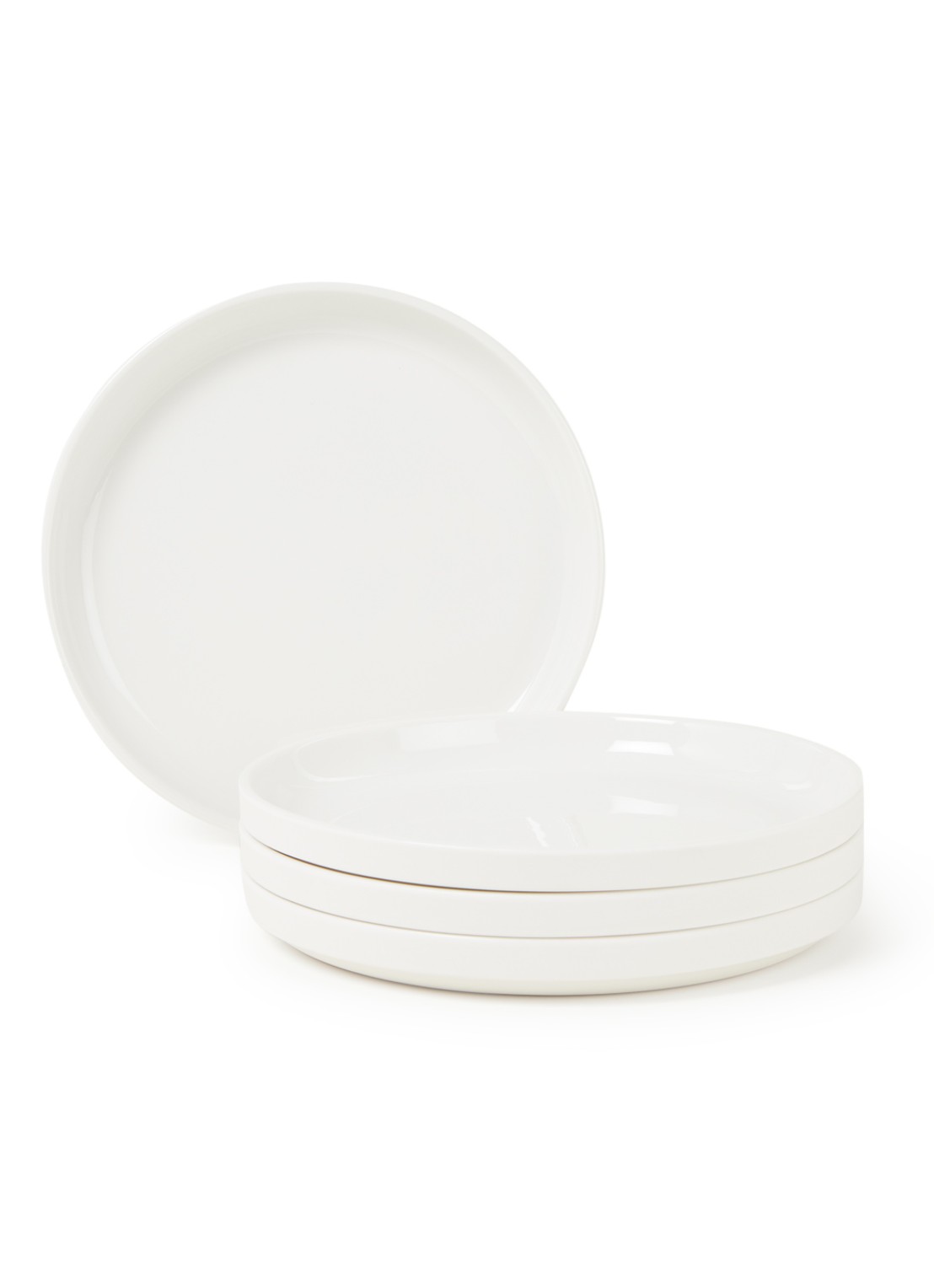 Serax Passe-Partout ontbijtbord 22 cm set van 4 - voorkant wit