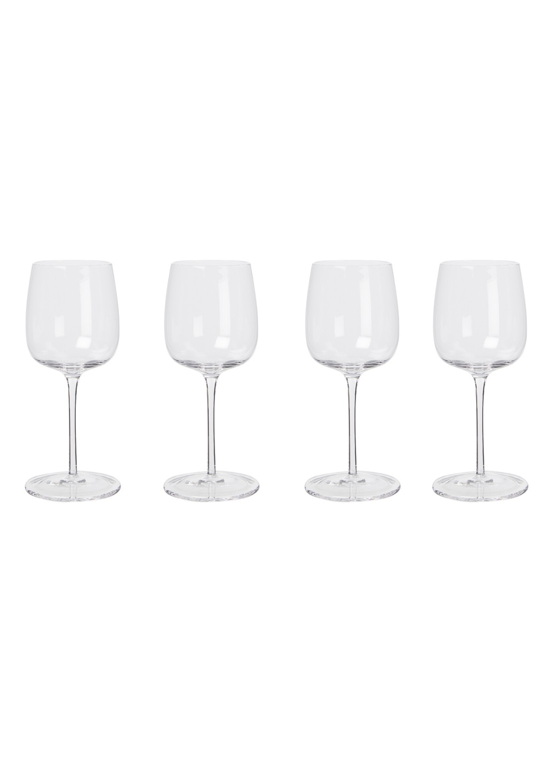 Serax Passe-Partout witte wijnglas 40 cl set van 4 - voorkant 2 transparant