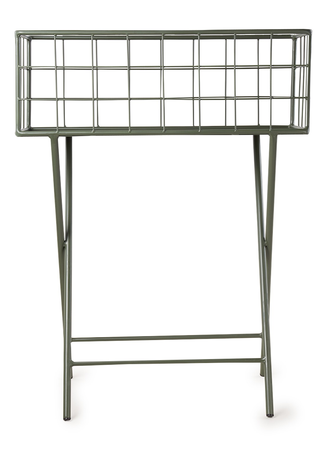 Serax Plantenstandaard voor binnen - 78 cm - voorkant 2 legergroen