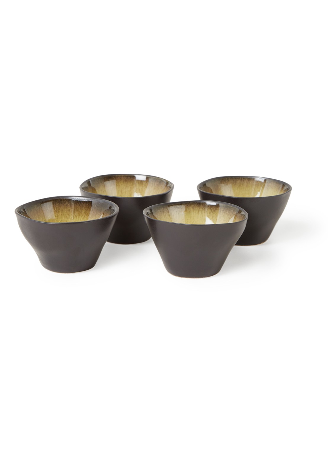 Serax Pure dipschaal 7,5 cm set van 4 - voorkant 2 geel