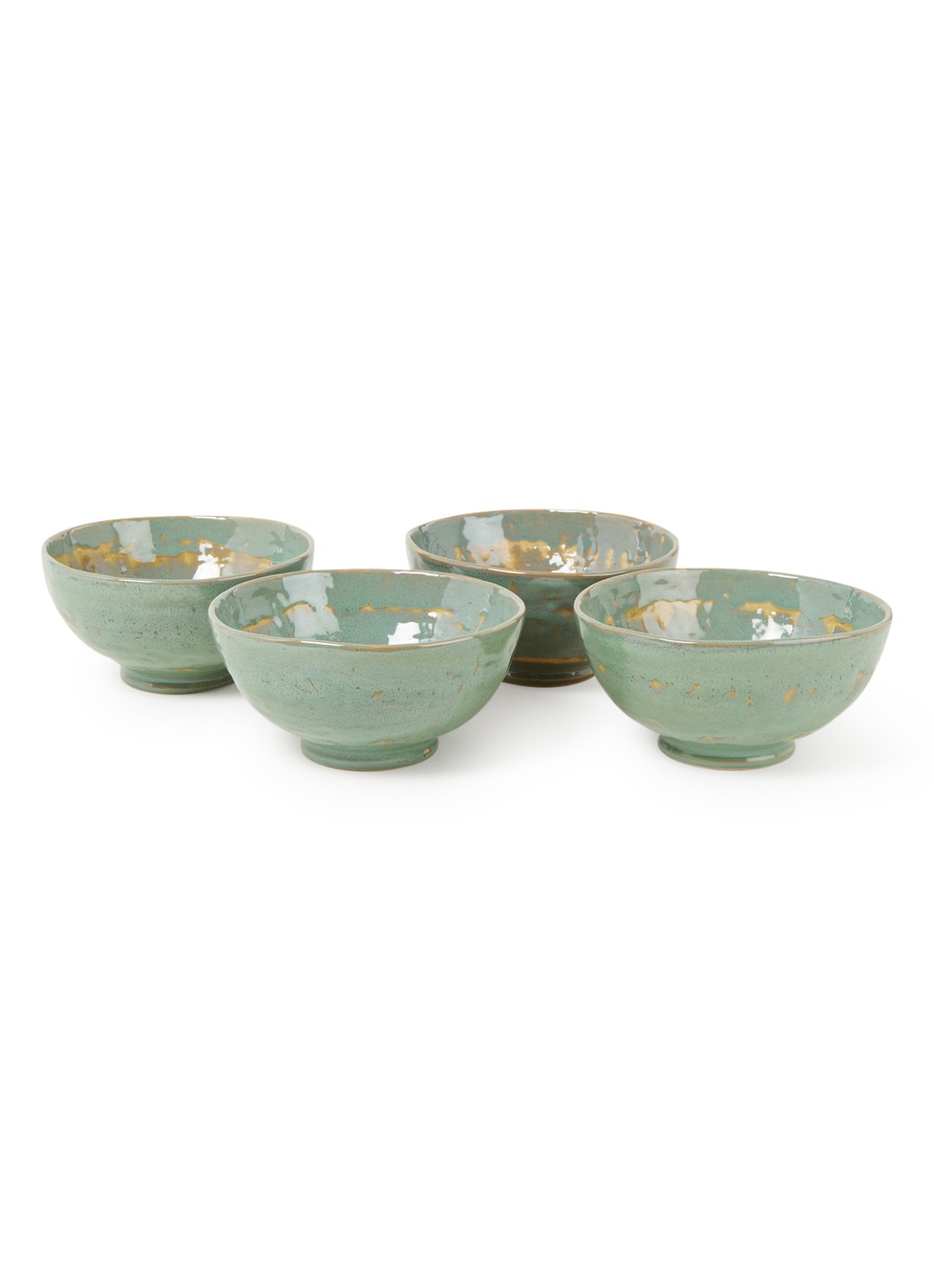 Serax Pure kom 16 cm set van 4 - voorkant zeegroen