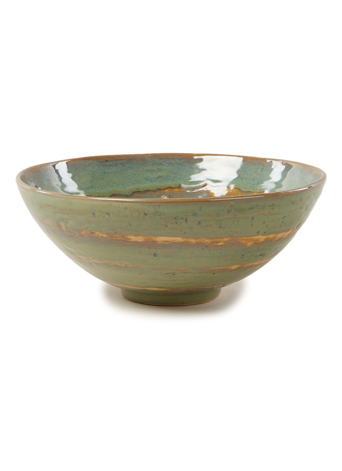 Serax Pure saladeschaal 29 cm - voorkant 2 zeegroen