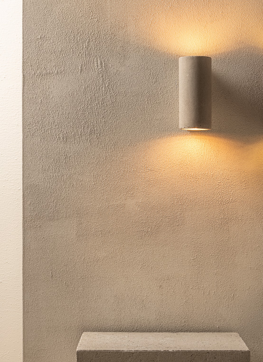 Serax Shape wandlamp 11,5 cm - voorkant 6 lichtgrijs
