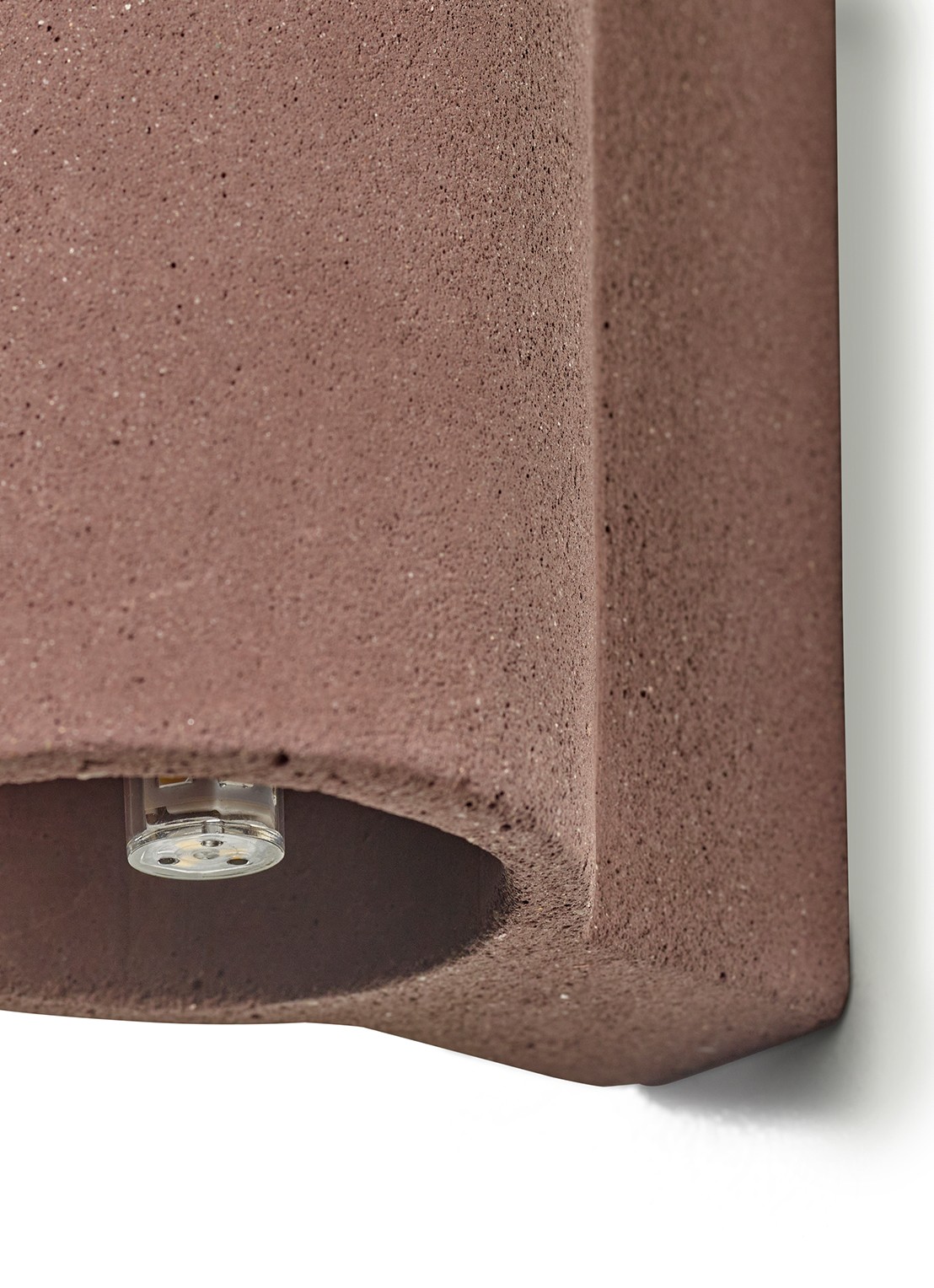 Serax Shape wandlamp 11,5 cm - detail 6 donkerrood