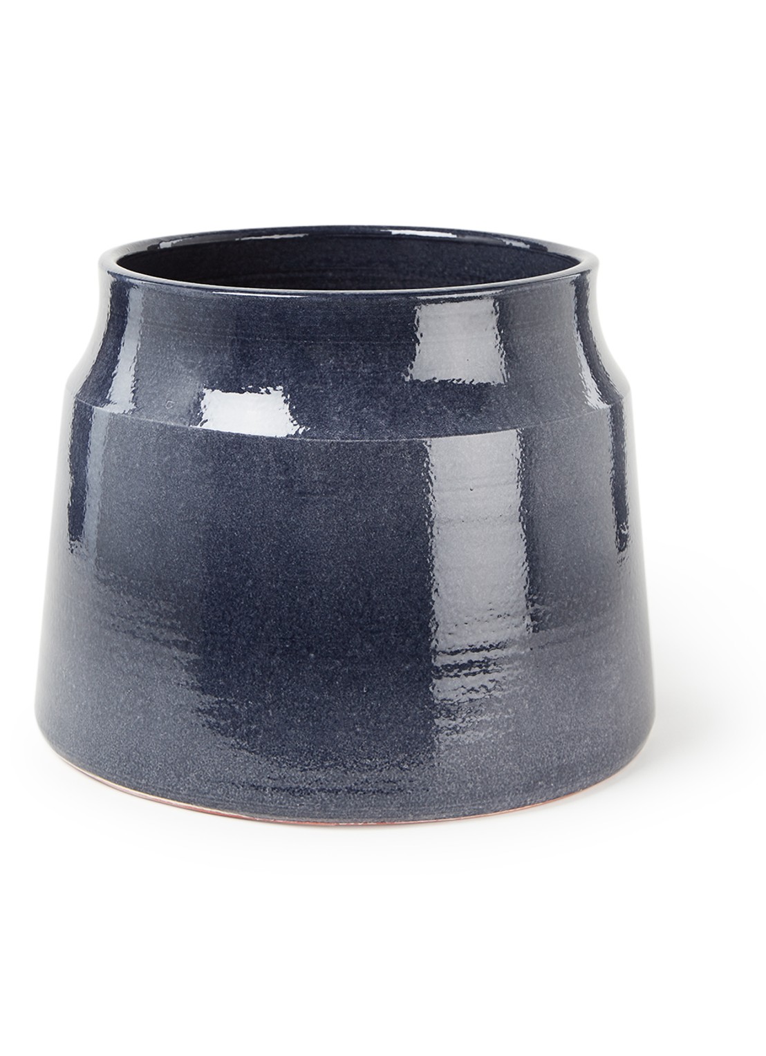 Serax Sierpot L van aardewerk voor binnen Ø36 cm - voorkant 2 blauw