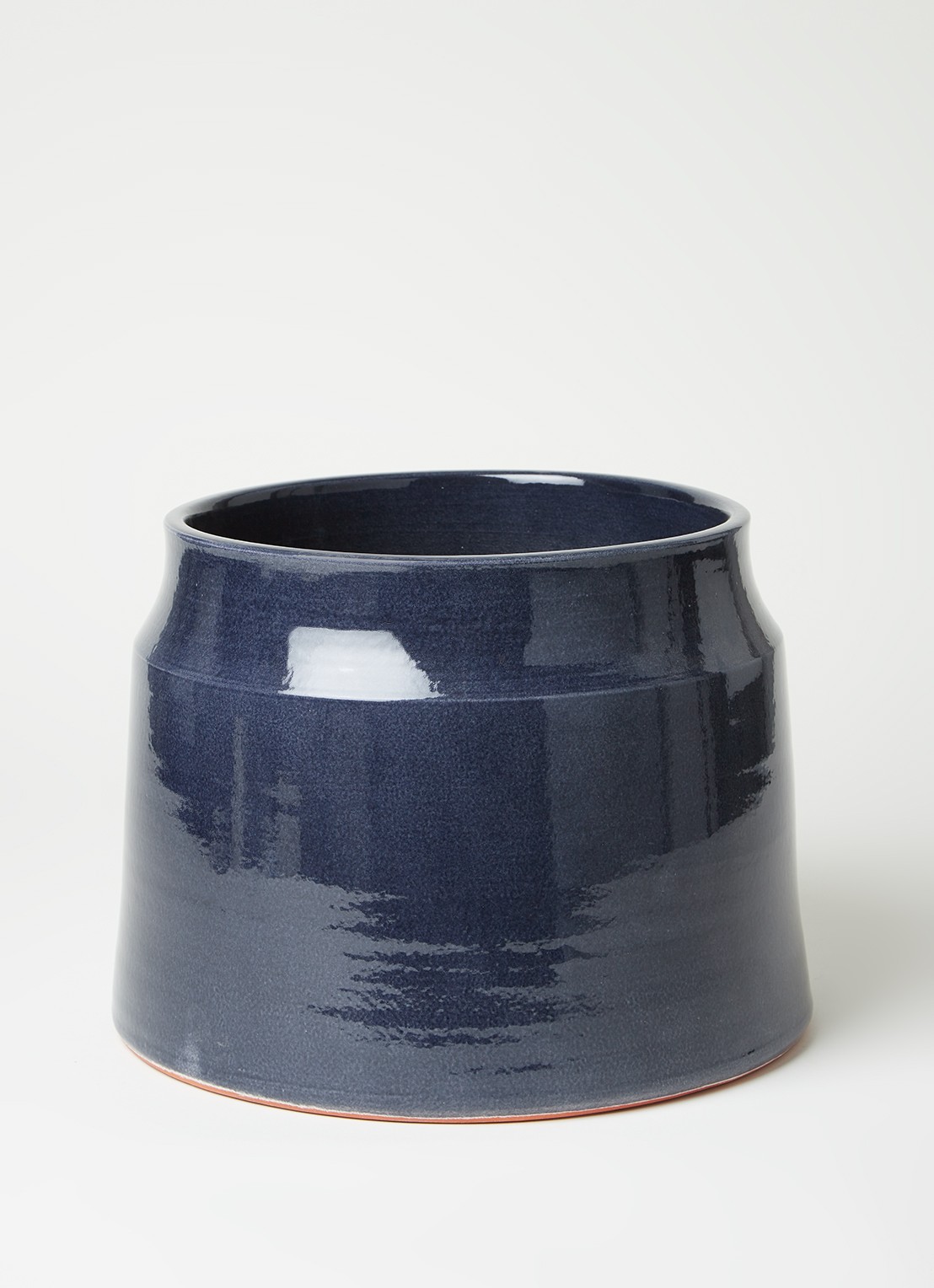 Serax Sierpot M van keramiek voor binnen Ø30 cm - voorkant 2 donkerblauw
