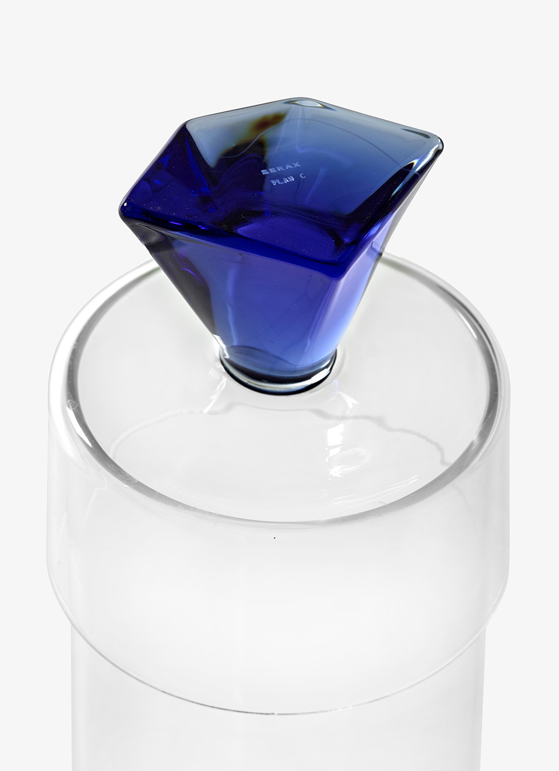 Serax Silos karaf 107 cl - achterkant blauw