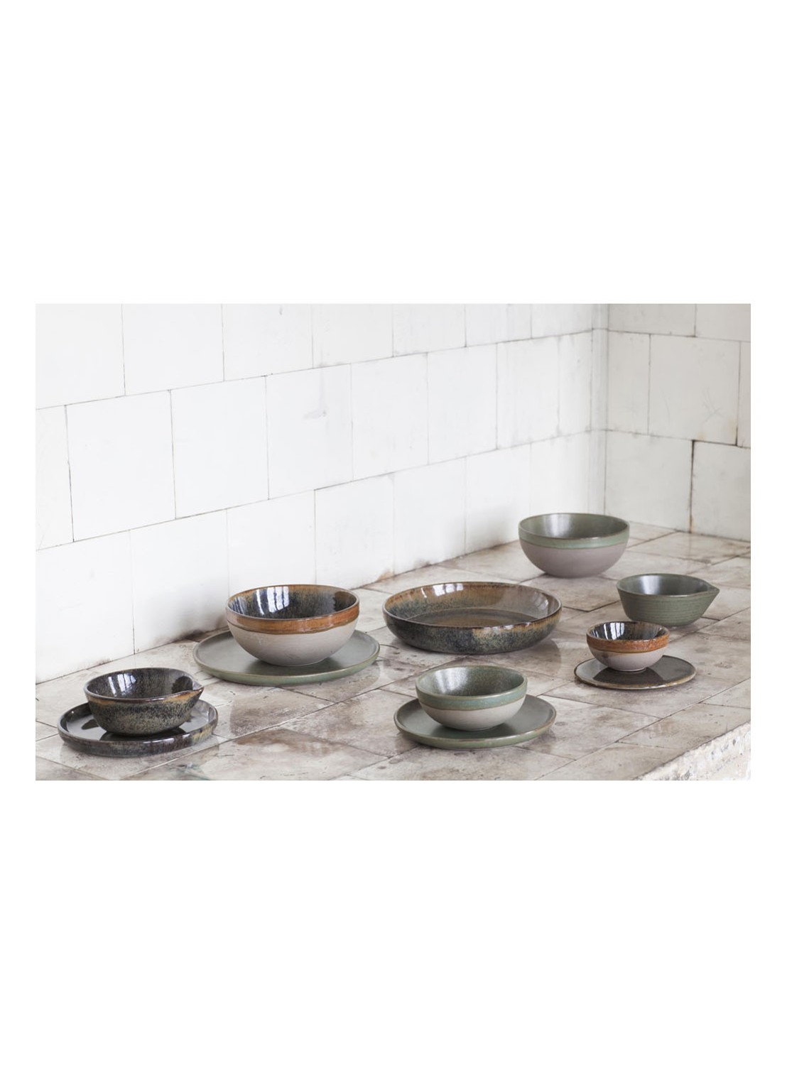 Serax Surface diep bord 16 cm - voorkant 2 donkerblauw