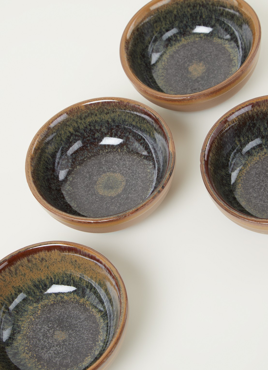 Serax Surface kom 11 cm set van 4 - detail 3 bruin