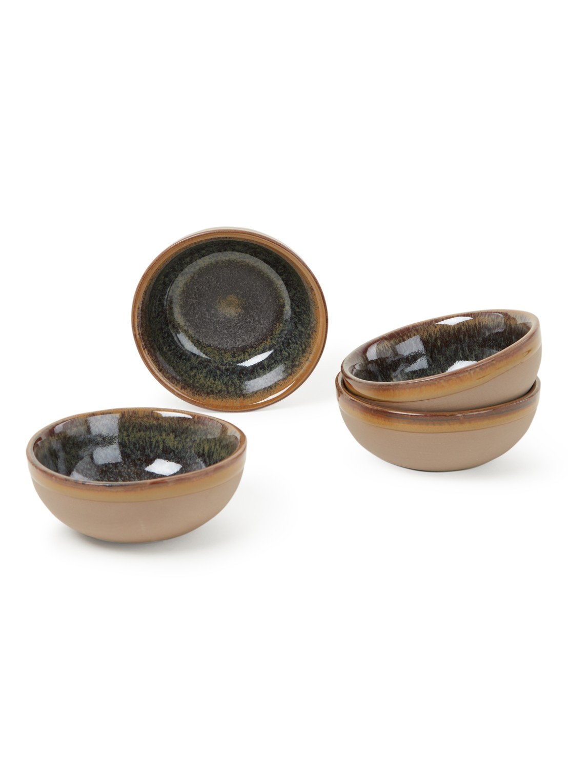 Serax Surface kom 11 cm set van 4 - voorkant bruin