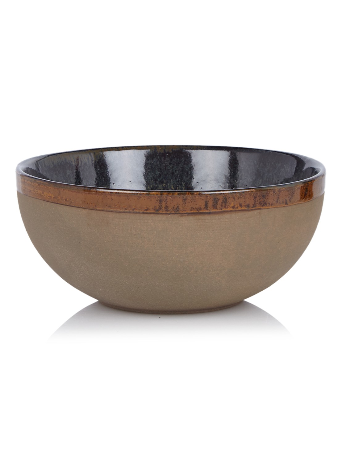 Serax Surface kom 15 cm - voorkant mosgroen