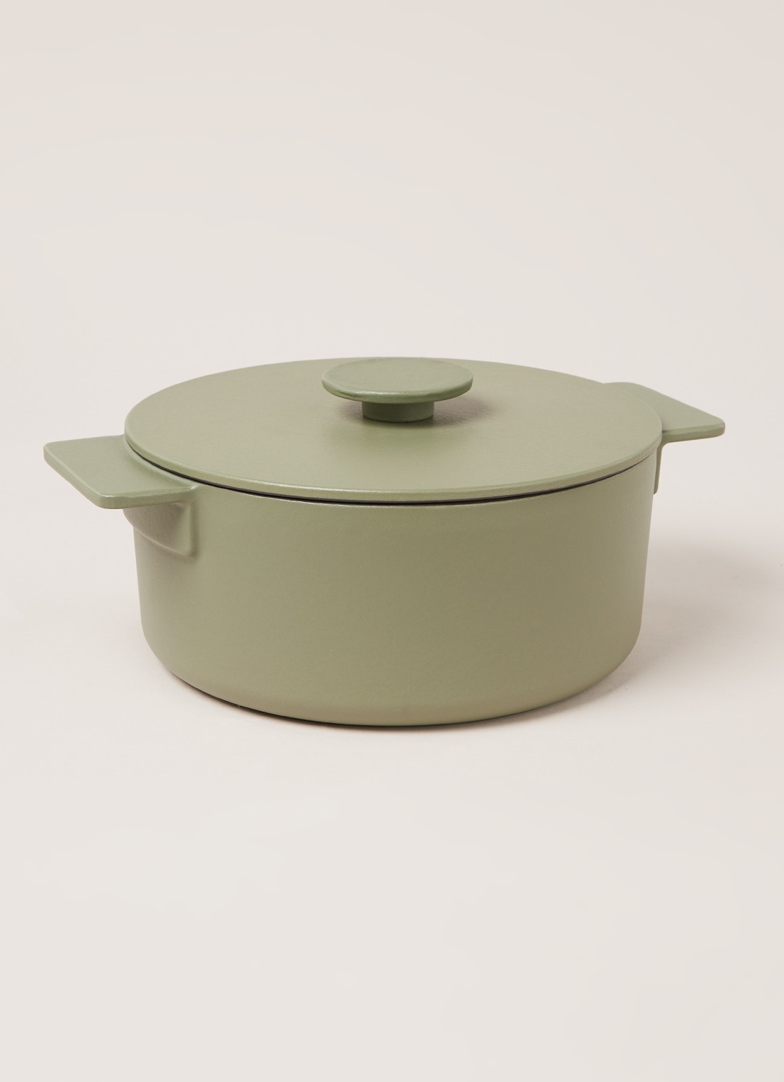 Serax Surface kookpan 23 cm - voorkant 2 legergroen
