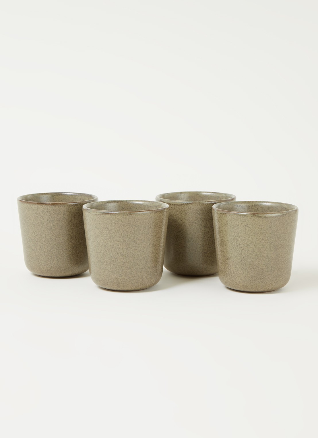 Serax Surface kopje 30 cl set van 4 - voorkant 2 groen
