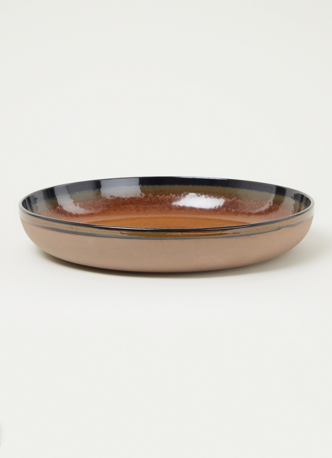 Serax Surface serveerschaal 32 cm - voorkant 3 roestbruin
