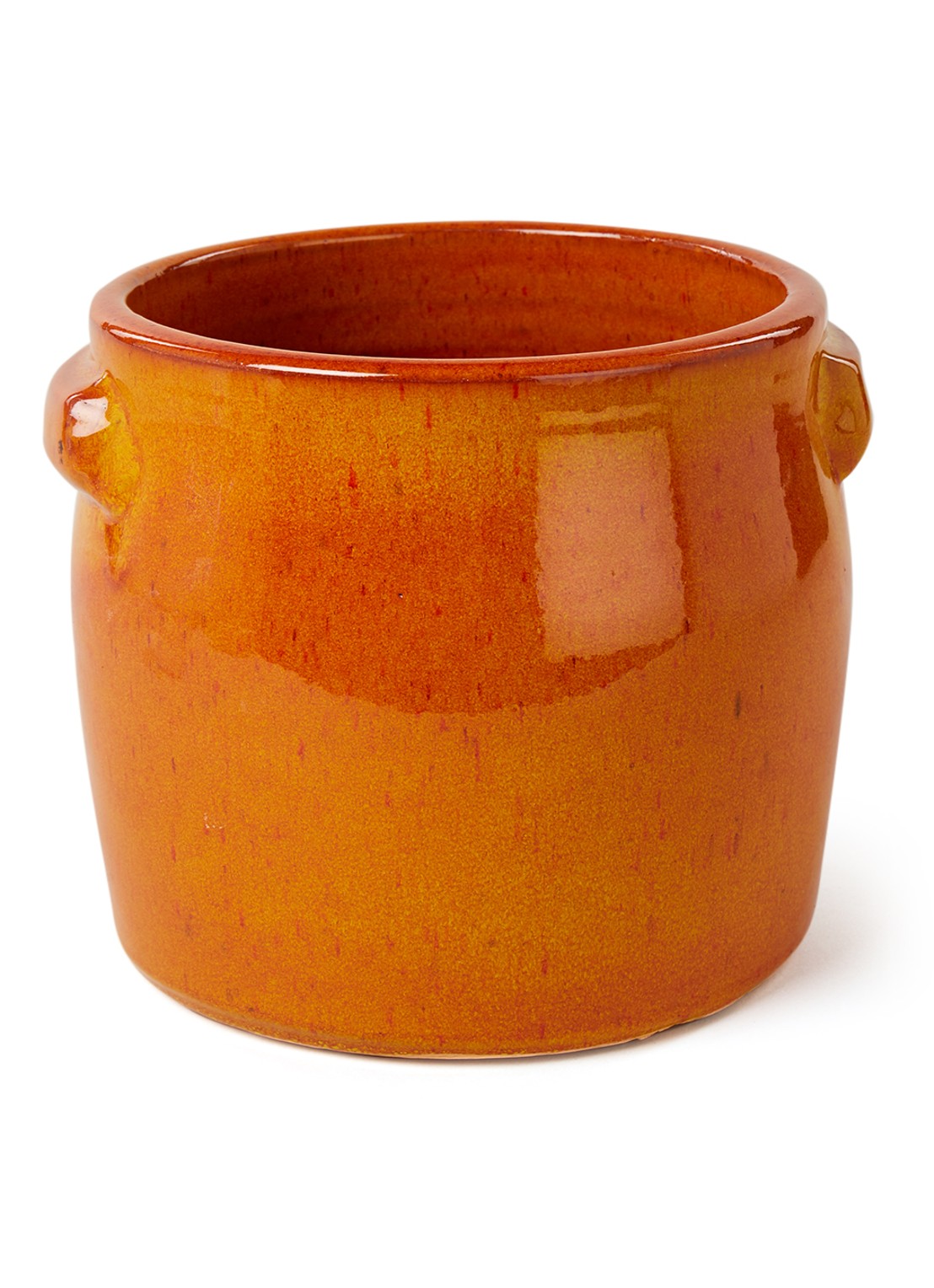 Serax Tabor S bloempot voor binnen Ø22 cm - voorkant 2 oranje