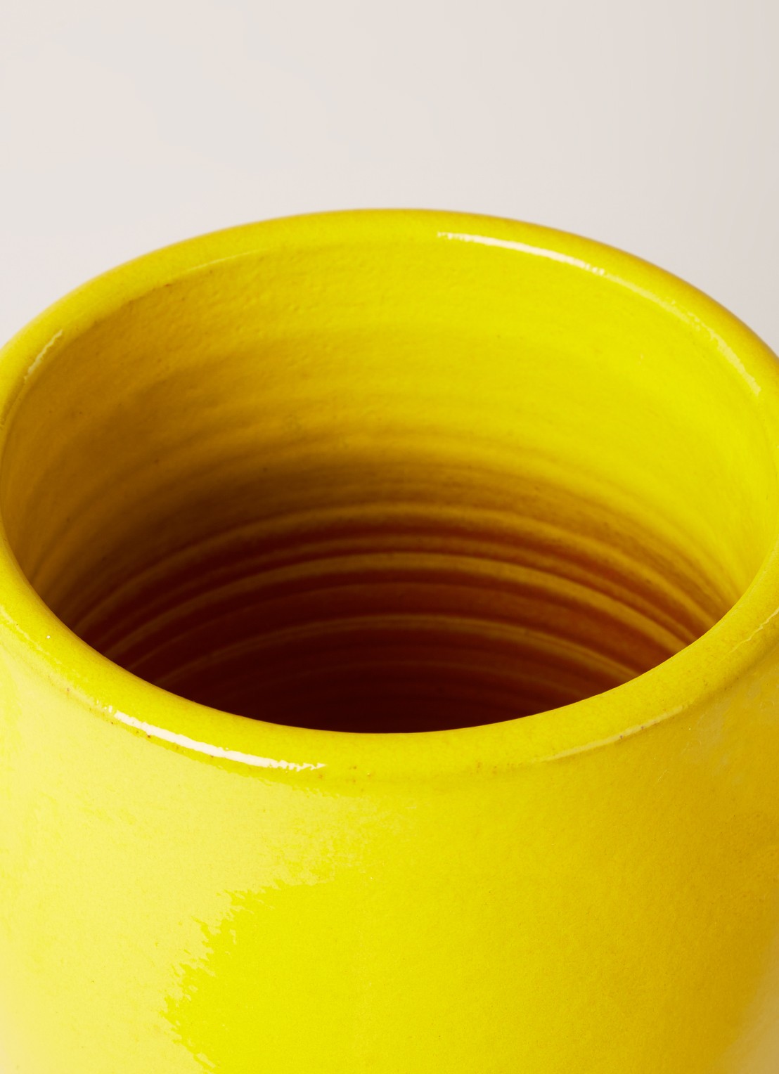 Serax Tabor S vaas 30 cm - detail geel
