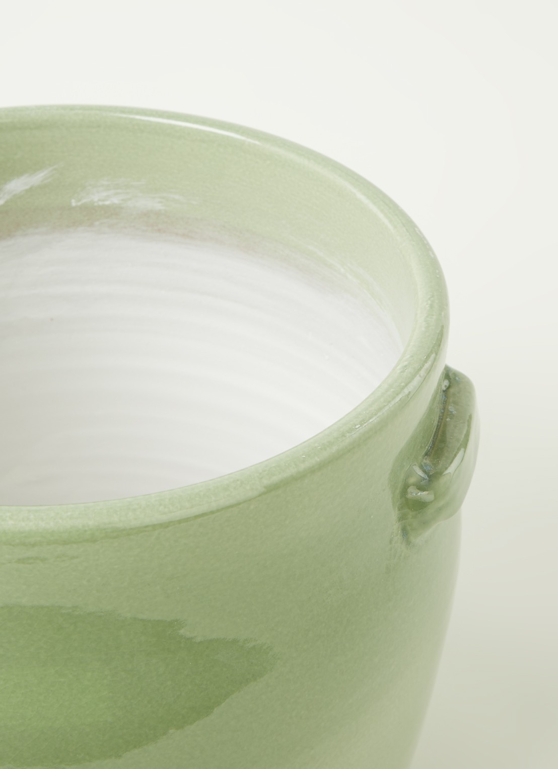 Serax Tabor sierpot 30 cm  - detail 3 lindegroen