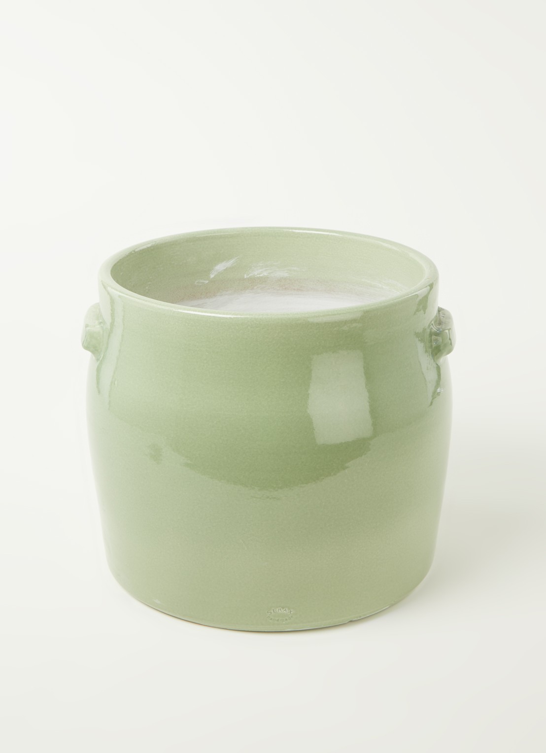Serax Tabor sierpot 30 cm  - voorkant 2 lindegroen