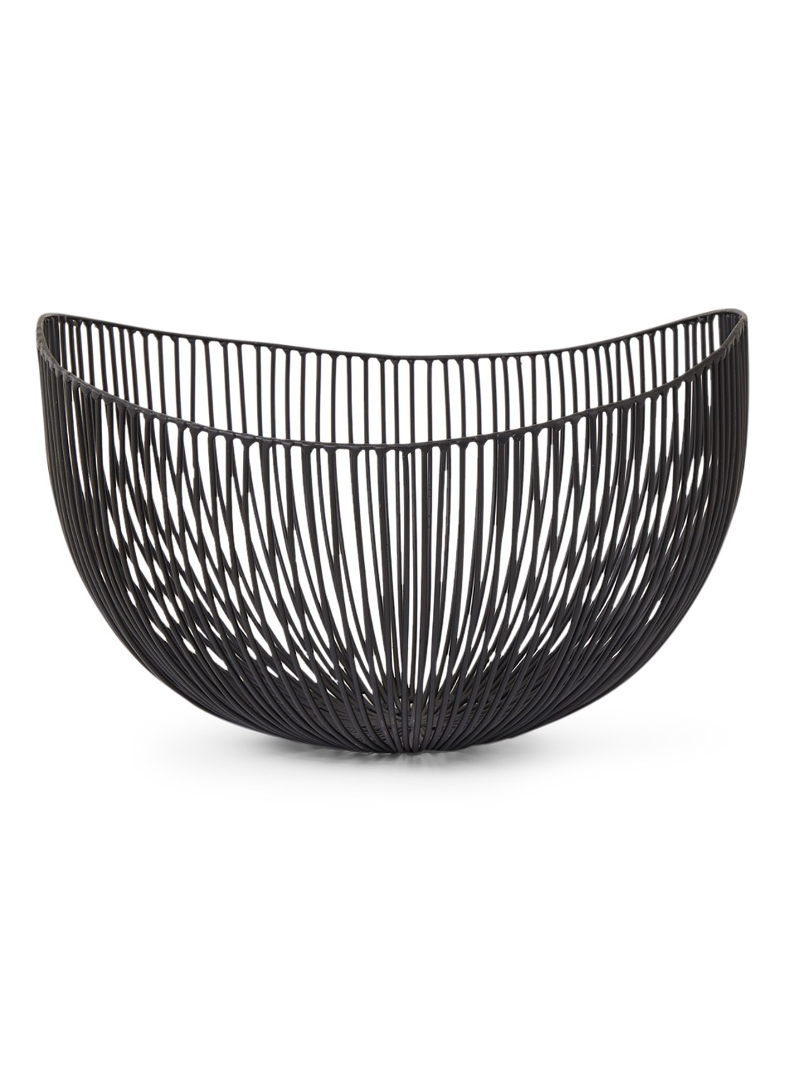 Serax Tale mand 33 x 30 cm - voorkant zwart