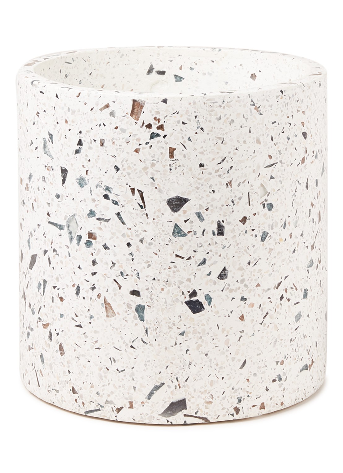 Serax Terrazzo plantenpot voor binnen Ø25 cm - voorkant wit