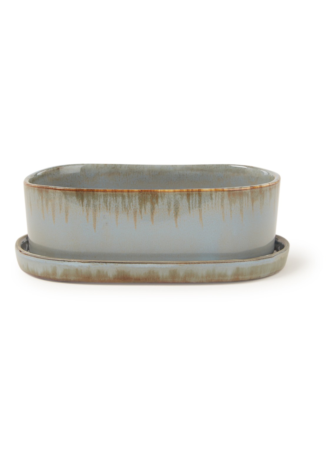 Serax Terres de Rêves botervloot 1,5 cm - voorkant blauw