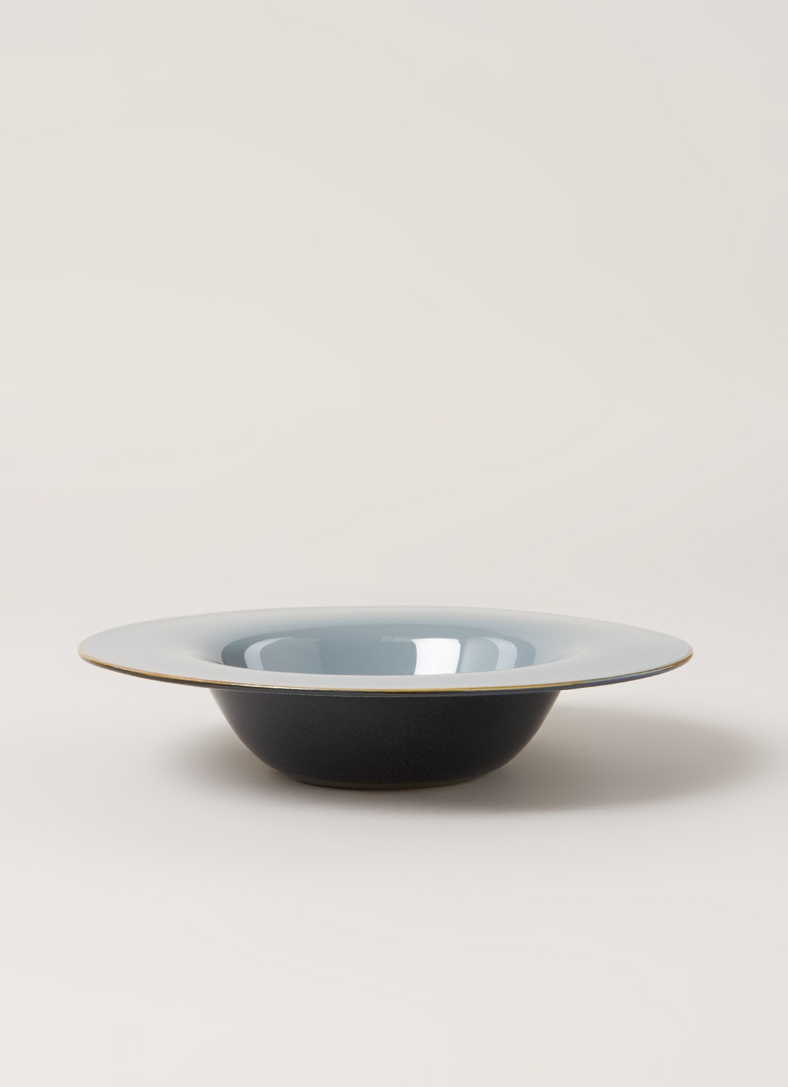 Serax Terres de Rêves diep bord 21,5 cm  - voorkant 2 blauwgrijs