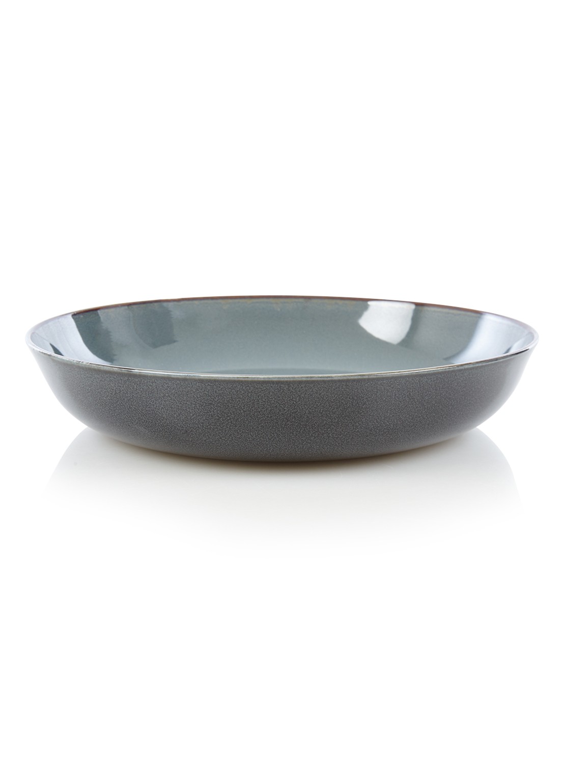 Serax Terres de Rêves serveerschaal 21 cm - voorkant blauwgrijs