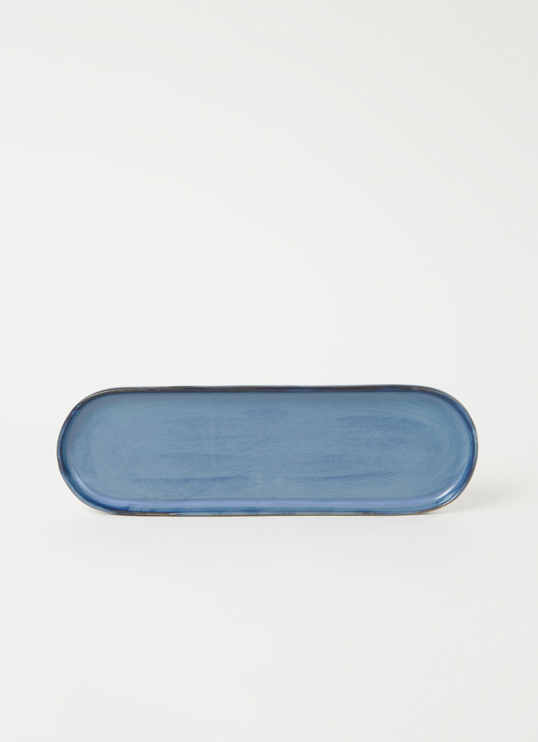 Serax Terres de Rêves serveerschaal 28 cm  - voorkant 2 blauwgrijs