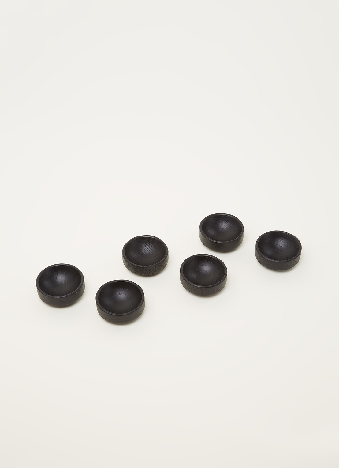 Serax Theetip 6 cm set van 6 - voorkant 2 zwart