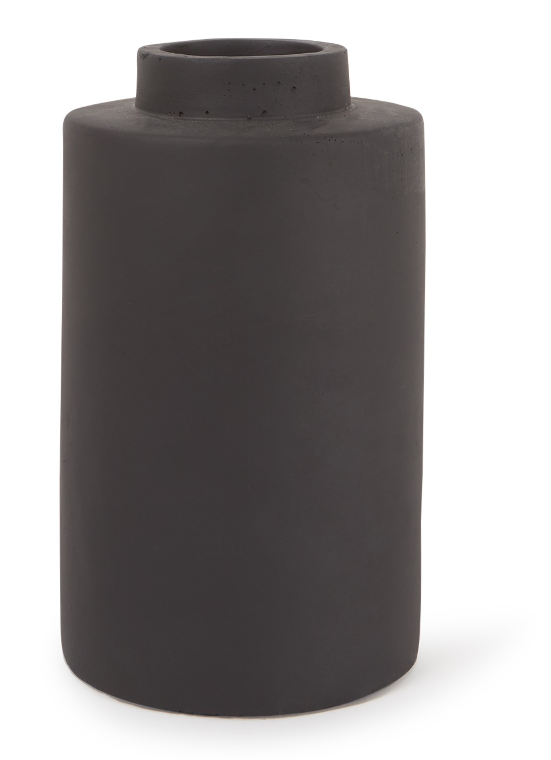 Serax Vaas van aardewerk 32,5 cm  - voorkant antraciet
