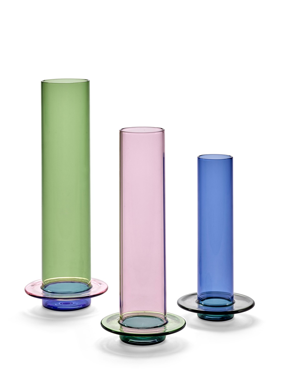 Serax Vaas van borosilicaatglas L 32.5 cm - detail 4 multicolor