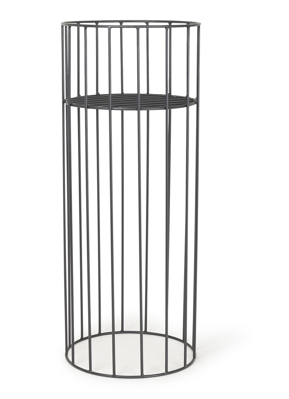 Serax Vasaro plantenstandaard van ijzer voor binnen Ø30 cm  - voorkant 2 zwart
