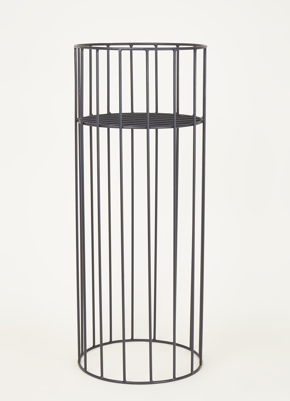 Serax Vasaro plantenstandaard van ijzer voor binnen Ø30 cm  - voorkant 3 zwart