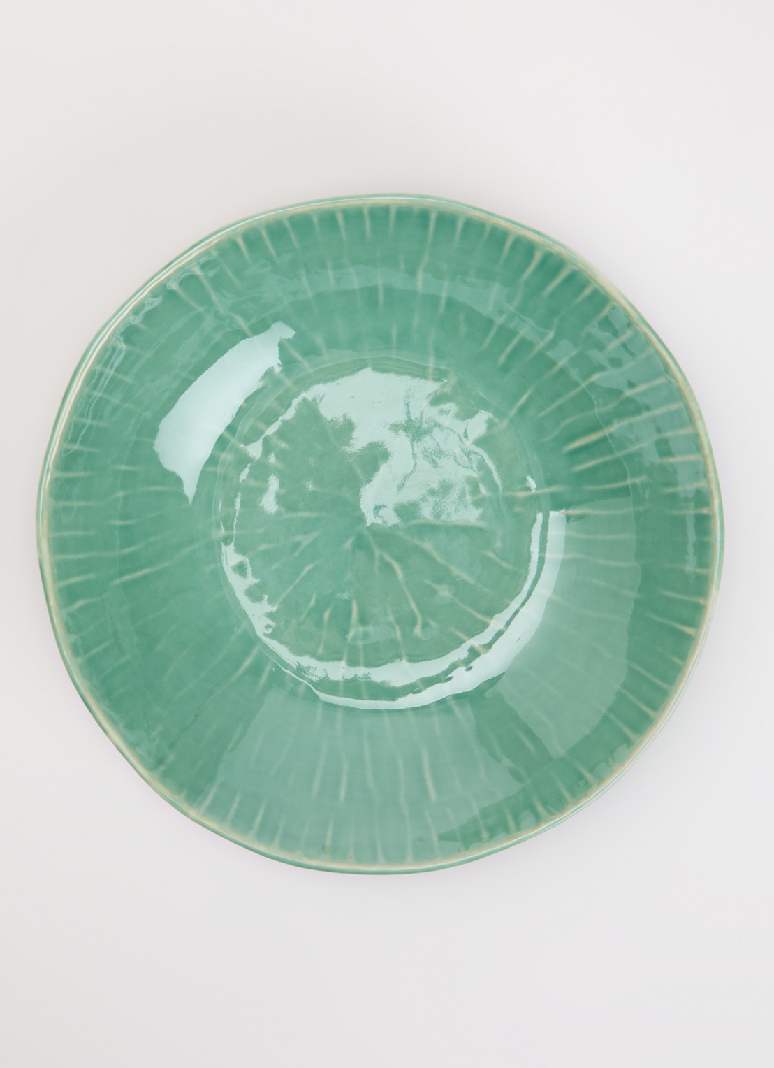 Serax Verde Lanza diep bord 26 cm - voorkant 7 lindegroen
