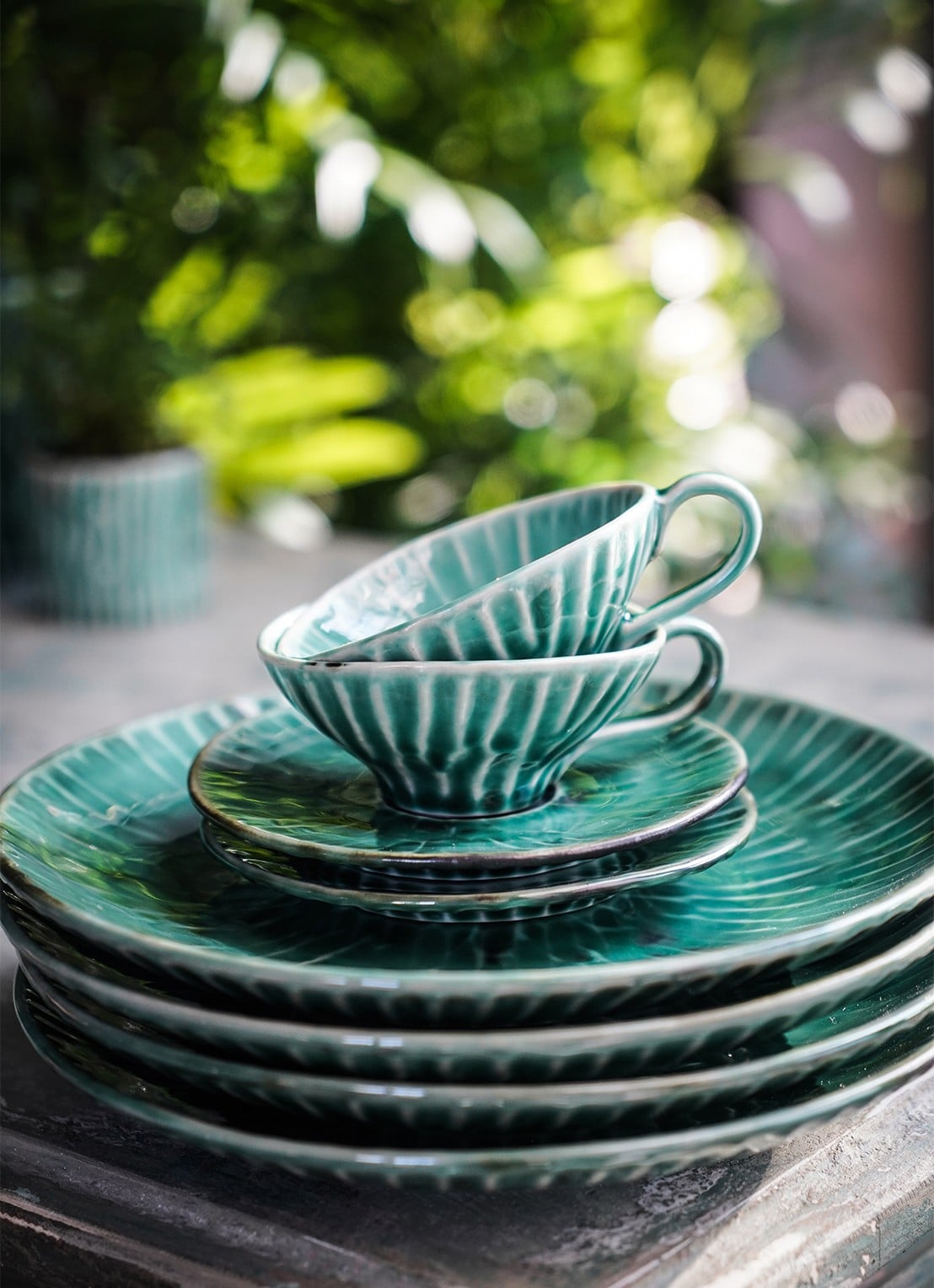 Serax Verde Lanza dinerbord 27 cm - detail 7 groen