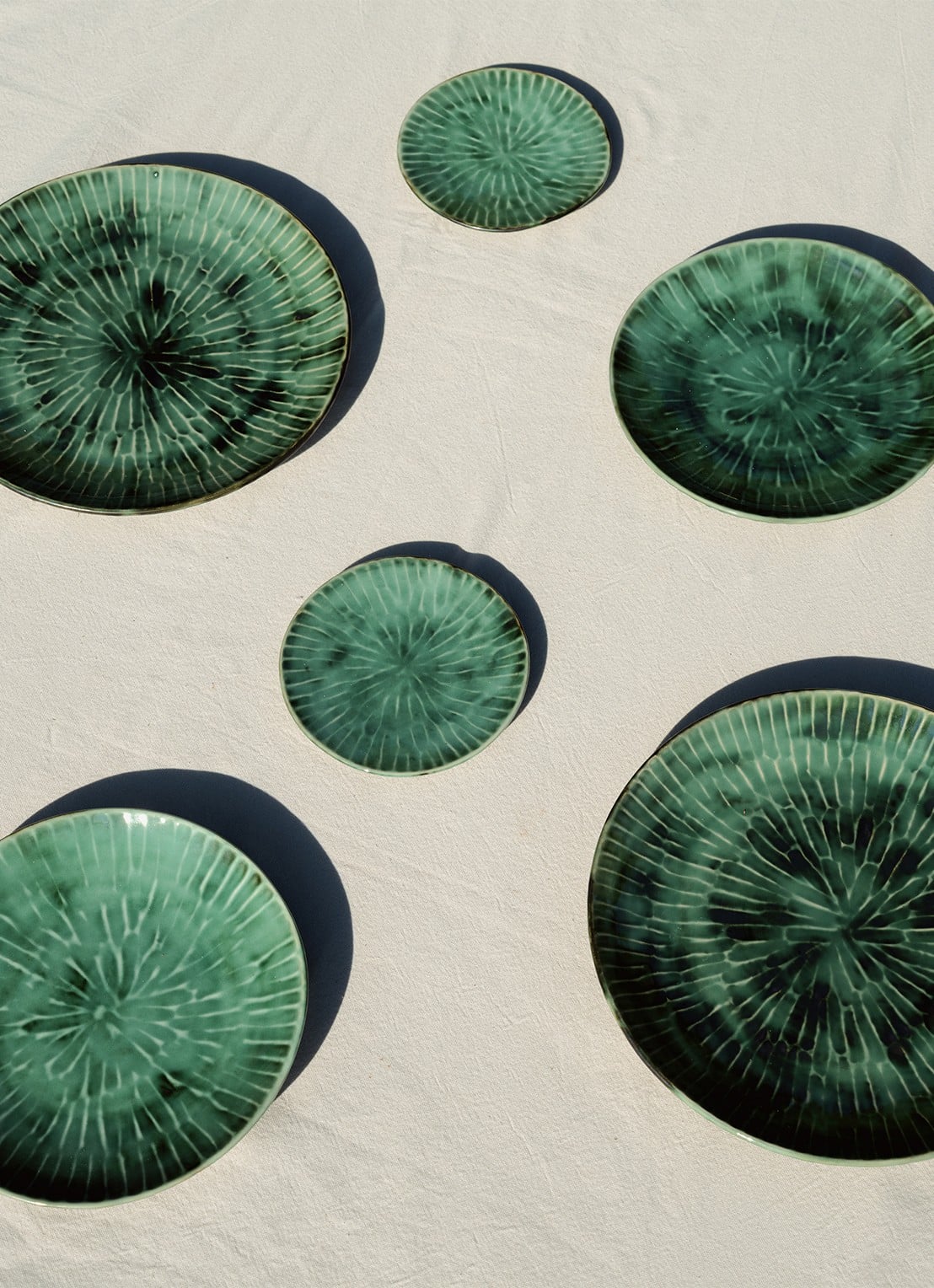 Serax Verde Lanza dinerbord 27 cm - voorkant 2 groen