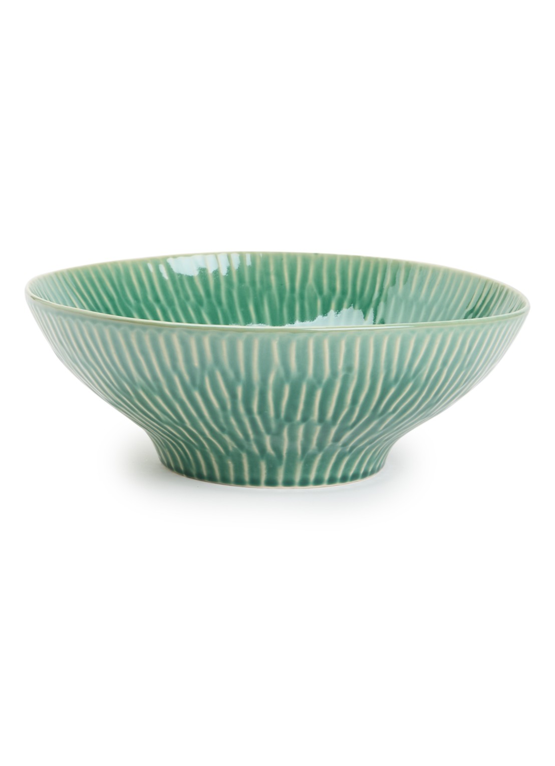 Serax Verde Lanza saladeschaal 30 cm - voorkant 6 groen