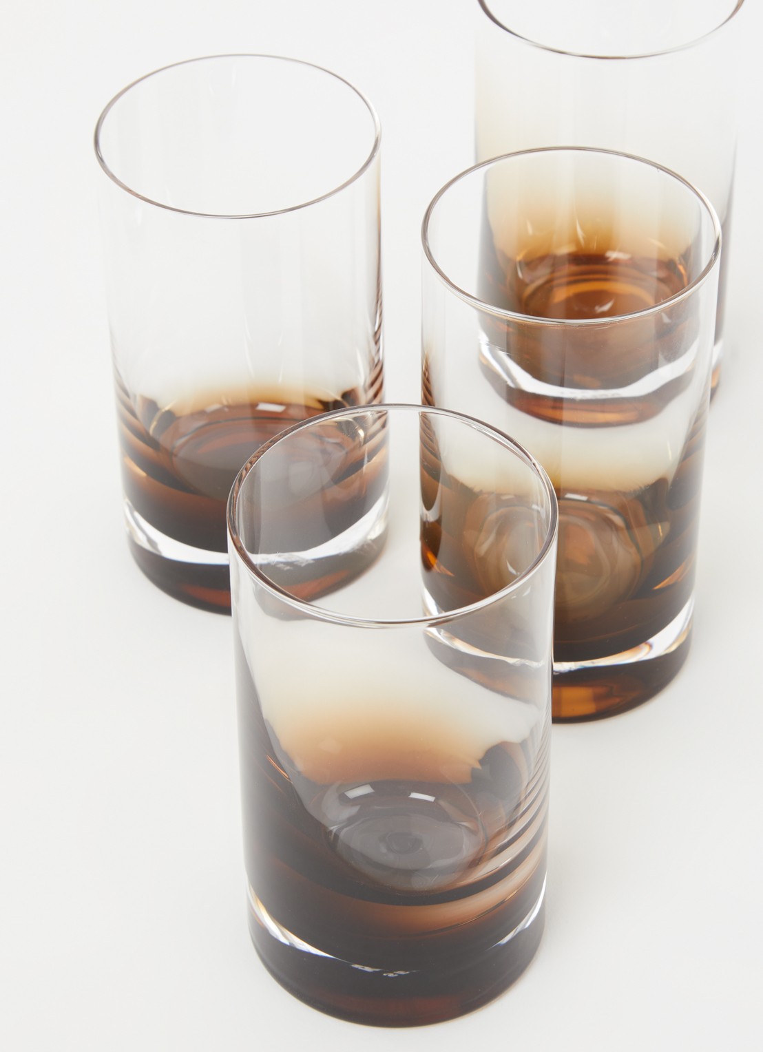 Serax Zuma drinkglas 15 cl set van 4 - voorkant 2 bruin