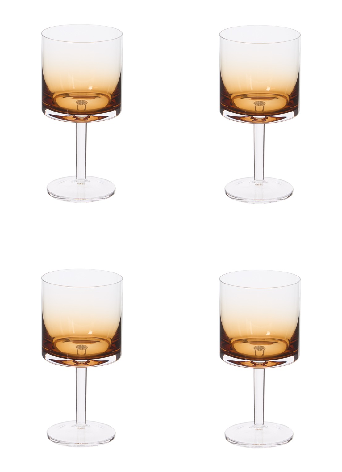 Serax Zuma rode wijnglas 43 cl set van 4 - voorkant 2 bruin
