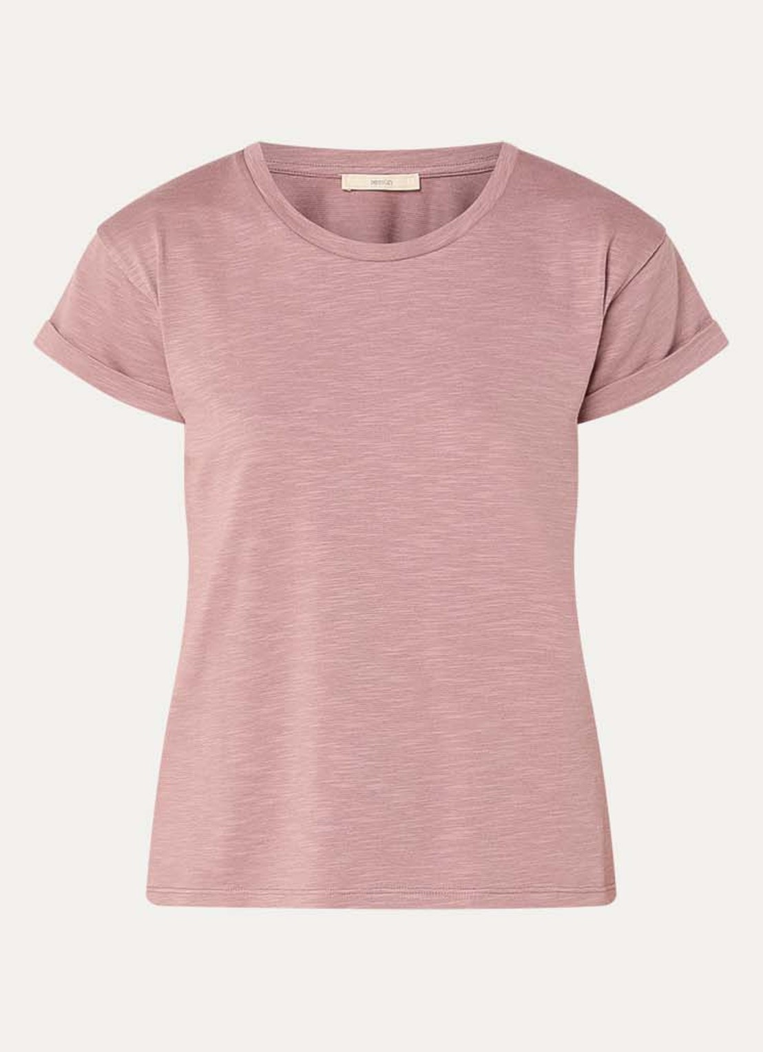 Sessùn Albano T-shirt met ronde hals - voorkant 2 oudroze